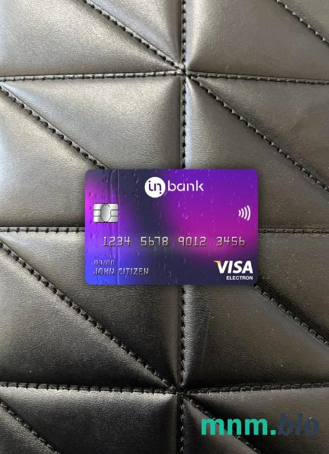 Estonia Idbank visa karta elektronowa wygląd fotograficzny skan PSD + zdjęcie